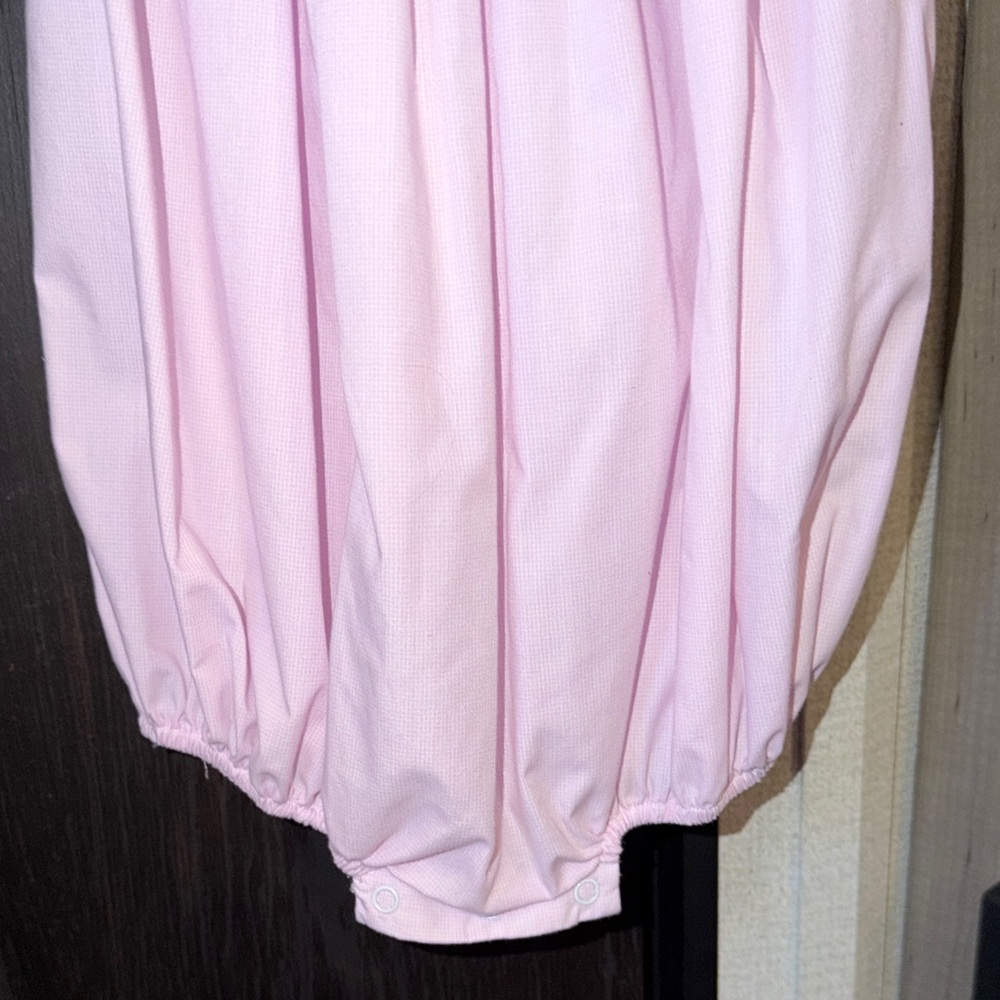 Birthday Girl Pink Ruffle Baby Girls Romper - Picture 3 of 5